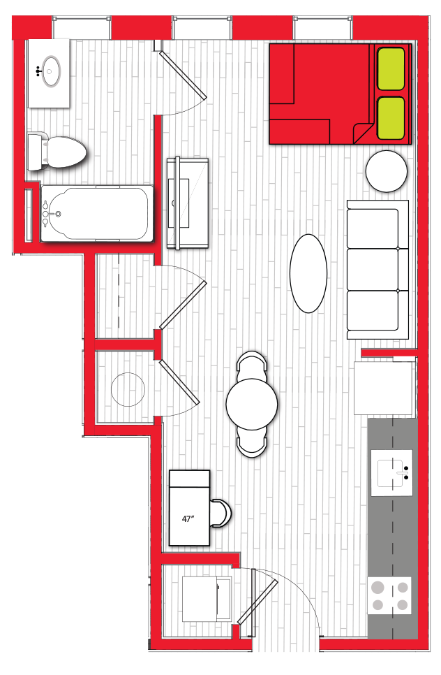 Stanhope Floorplans NC State Student Apartments